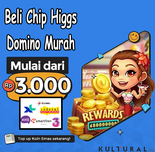 Beli Chip Higgs Domino Murah Via Pulsa 3000 Rupiah