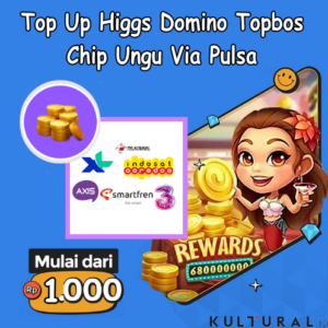 Top Up Higgs Domino Topbos Chip Ungu