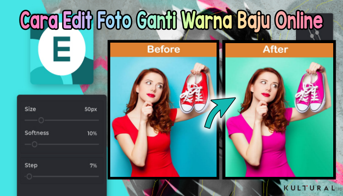 Cara Edit Foto Ganti Warna Baju Online