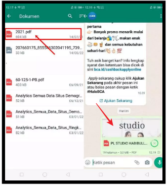 Cara Mengembalikan File PDF Yang Terhapus Di Whatsapp